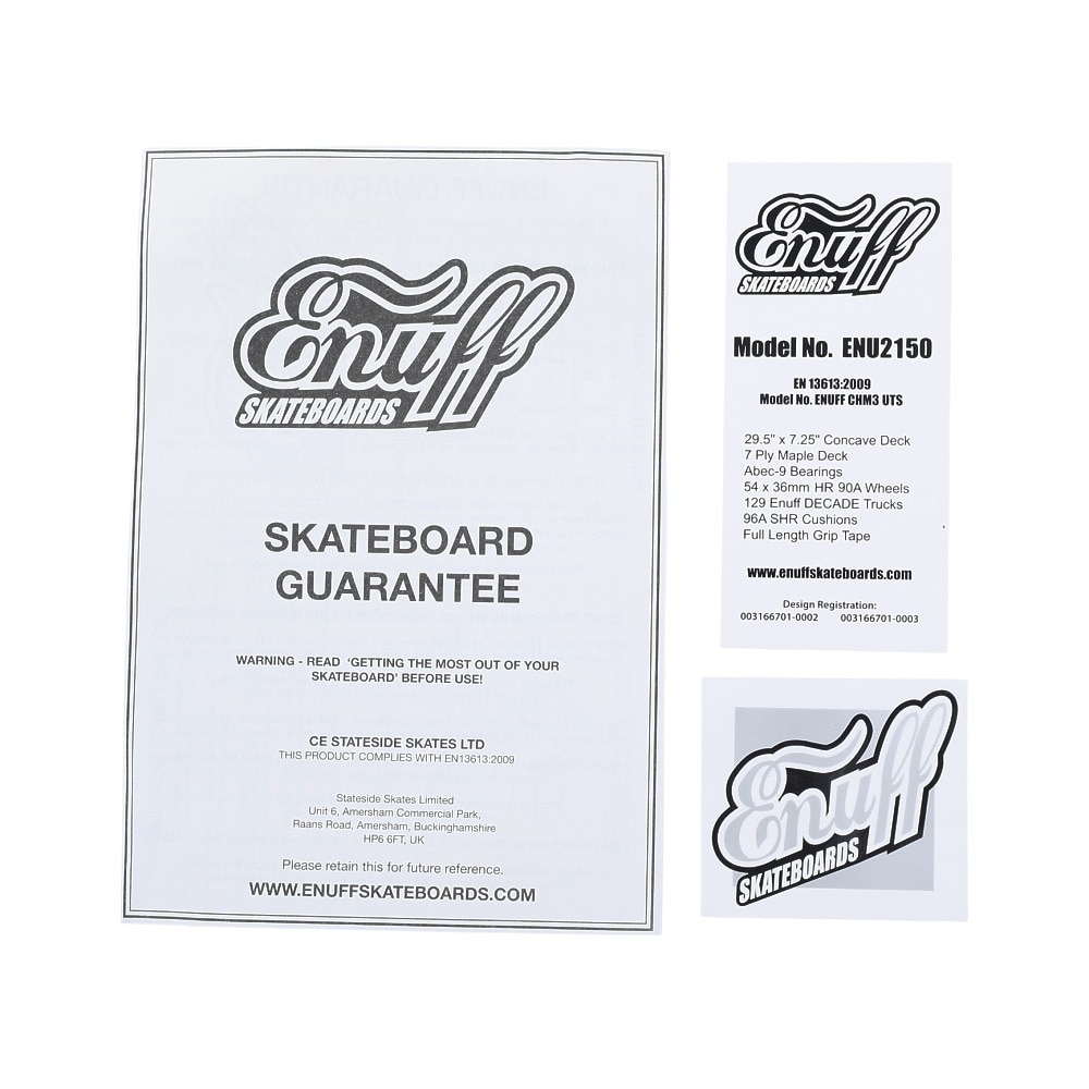 ENOUGH（レディース、キッズ）スケートボード スケボー コンプリート 完成品 7.25インチ SKULLY MINI ENU2150