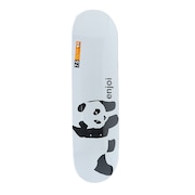 エンジョイ（enjoi）（レディース、キッズ）Whitey Panda Logo Yth スケートボード 7.5インチ 101014000101 ホワイト スケボー ボードのみ