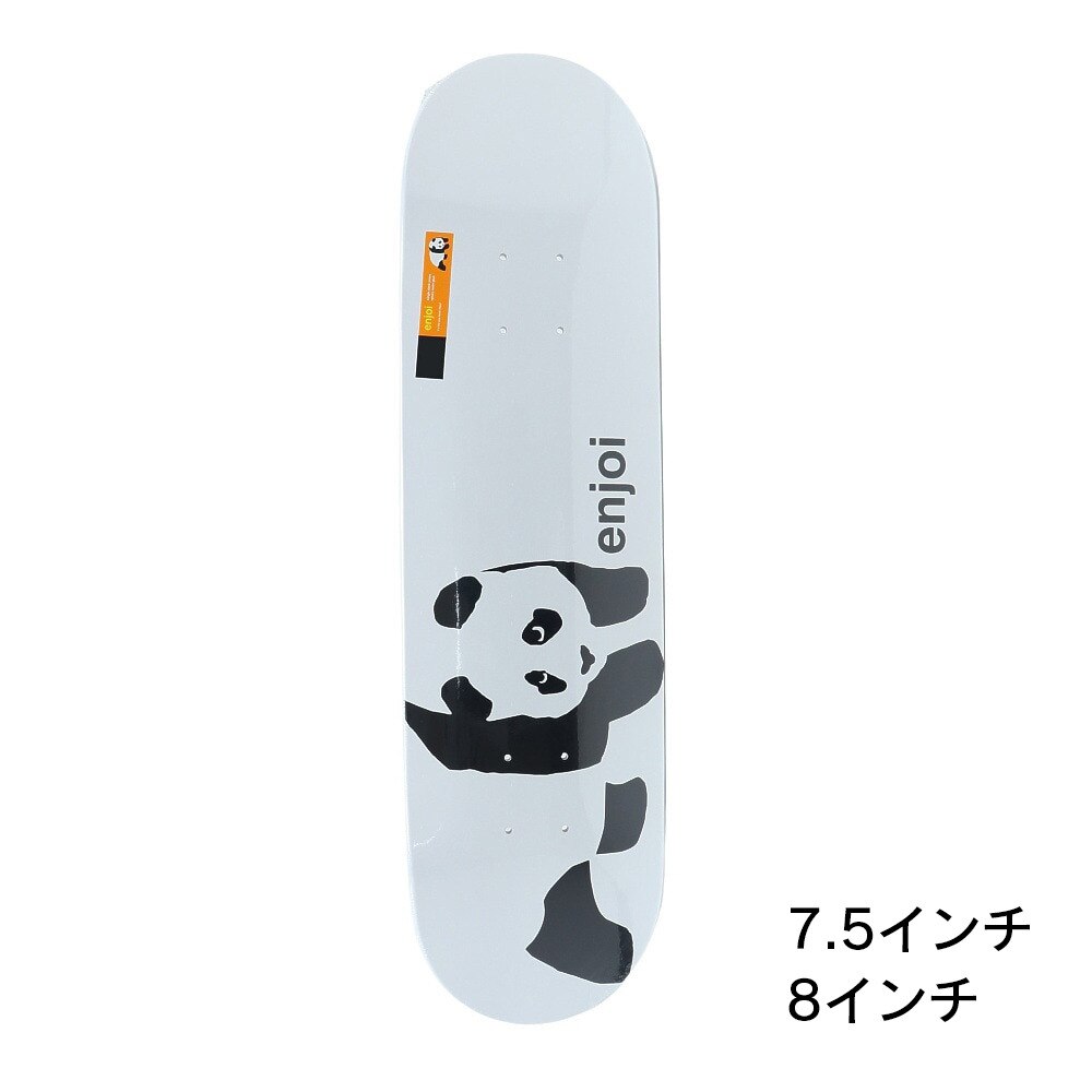 エンジョイ（enjoi）（メンズ、レディース）デッキのみ 単品 スケートボード スケボー 8インチ Whitey Panda Logo Wide 101014000101