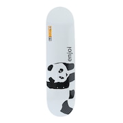 エンジョイ（enjoi）（メンズ、レディース）Whitey Panda Logo Wide スケートボード 8.0インチ 101014000101 ホワイト スケボー コンプリート 完成品