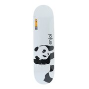 エンジョイ（enjoi）（メンズ、レディース）Whitey Panda Logo Wide スケートボード 8.0インチ 101014000101 ホワイト スケボー コンプリート 完成品
