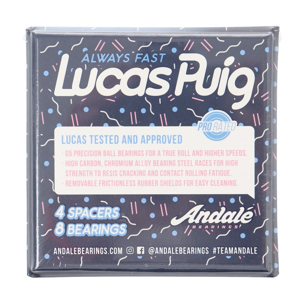 ANDALE（ANDALE）（メンズ、レディース）スケートボード スケボー ベアリング LUCAS PUIG PRO