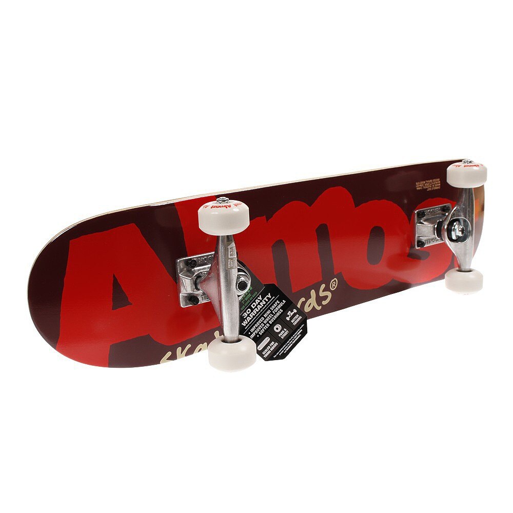 オルモスト｜Bent Logo スケートボード スケボー 7インチ 100015000300 レッド コンプリート 完成品  セット【ラッピング不可商品】 - マリン、ウィンタースポーツ用品はヴィクトリア