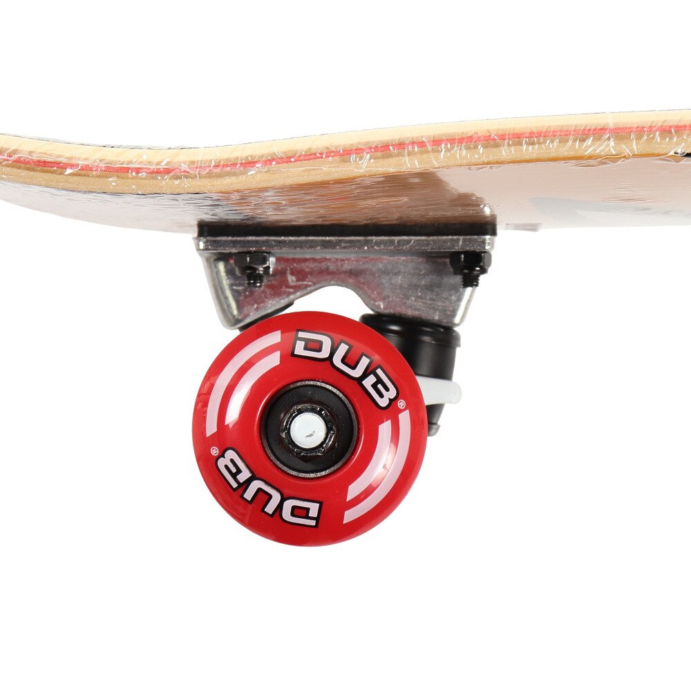 dub（キッズ）スケートボード スケボー 7.6インチ SKBJR-21B05 US WHITE ホワイト コンプリート 完成品 セット【ラッピング不可商品】