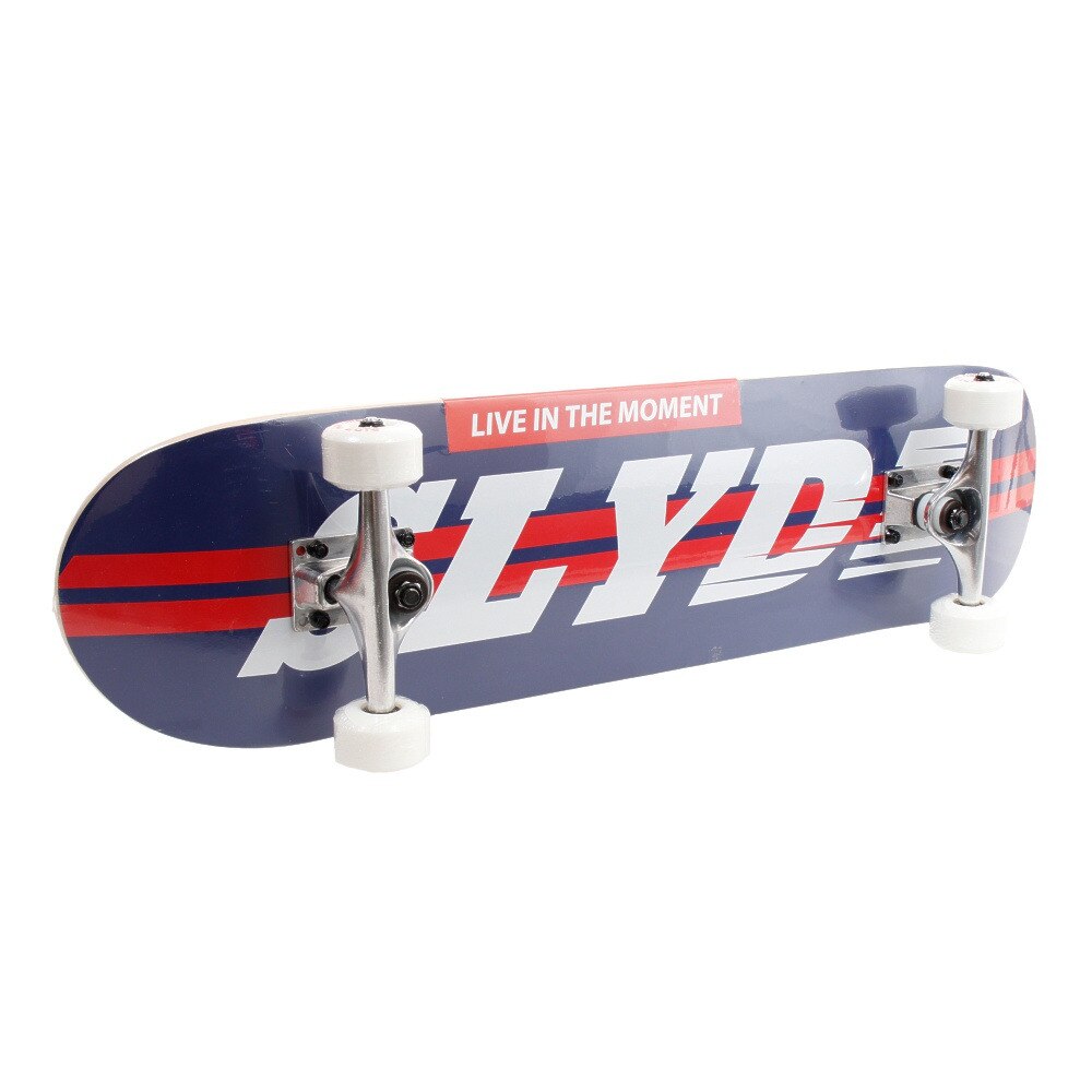スライド（SLYDE）（キッズ）スケートボード スケボー デッキ 7.5インチ SL-SKD-201-BLU ブルー コンプリート 完成品 セット【ラッピング不可商品】