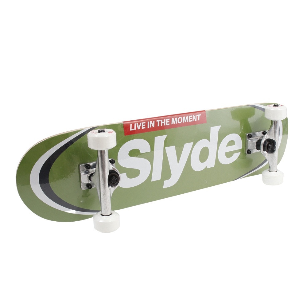 スライド（SLYDE）（キッズ）スケートボード スケボー 7.5インチ SL-SKD-203-GRN グリーン コンプリート 完成品 セット【ラッピング不可商品】