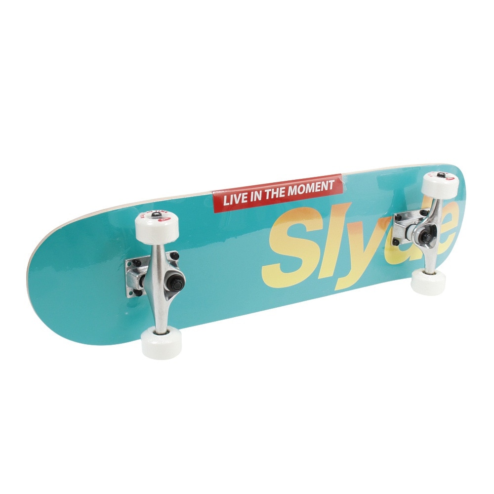 スライド（SLYDE）（キッズ）スケートボード スケボー 7.5インチ SL-SKD-401-MBLU ターコイズ コンプリート 完成品 セット【ラッピング不可商品】