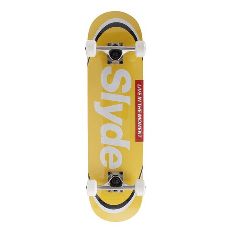 スライド（SLYDE）（キッズ）スケートボード スケボー 7.5インチ SL-SKD-402-YEL イエロー コンプリート 完成品 セット【ラッピング不可商品】