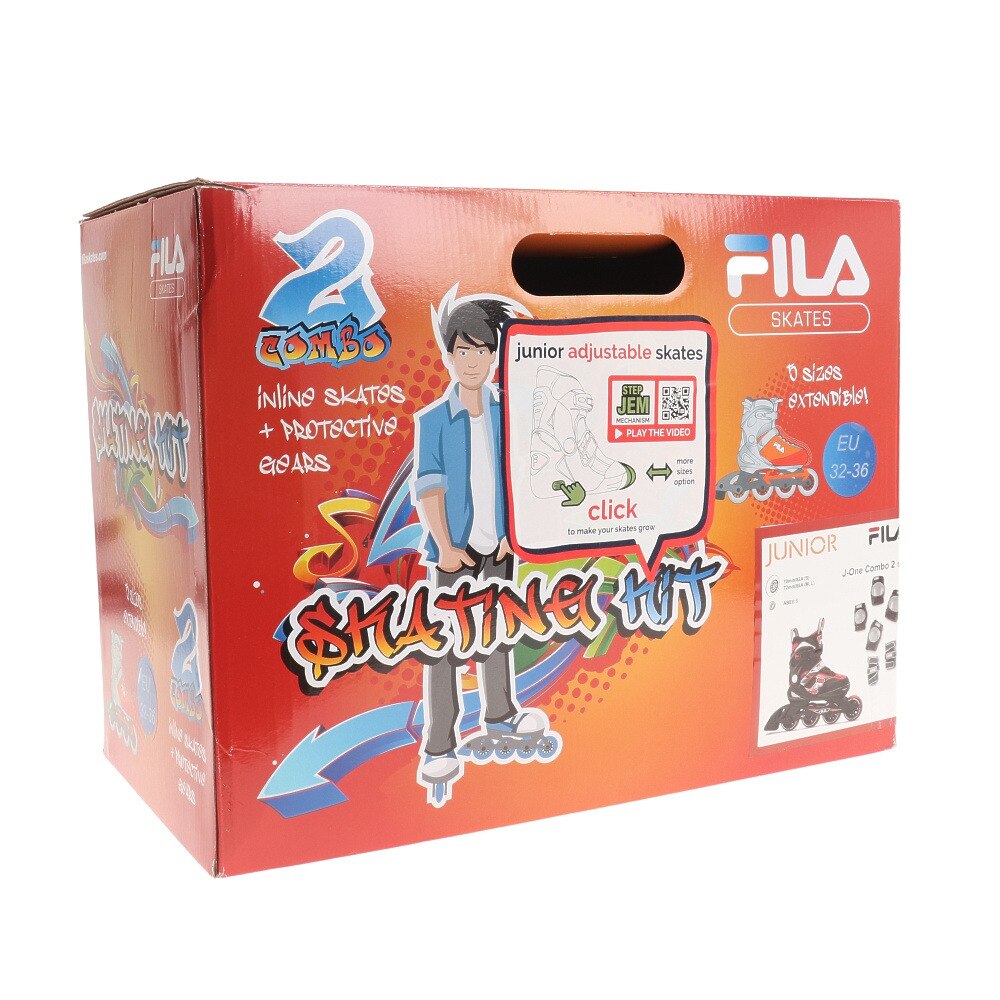 FILA SKATES｜ジュニア インラインスケート J-ONE COMBO M 010619160M - マリン、ウィンタースポーツ用品はヴィクトリア