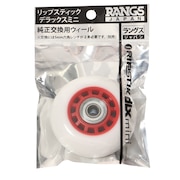 (キッズ)リップスティック デラックスミニ 純正交換用ウィール ホワイト×レッド DLX RD