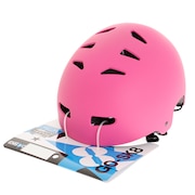 (キッズ)自転車 ヘルメット 子供用 ジュニア ピンク GOSK8 PK