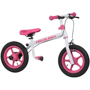 (キッズ)ケルコグバイク 子ども用 自転車 キッズバイク キックバイク ホワイト×ピンク 3歳 4歳 5歳 6歳 TKS02KS001
