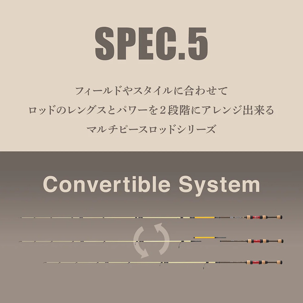 ルースター ギア マーケット（ROOSTER GEAR MARKET） 釣り竿 ロッド SPEC.5 50-56S 160025018970 ジャッカル RGM