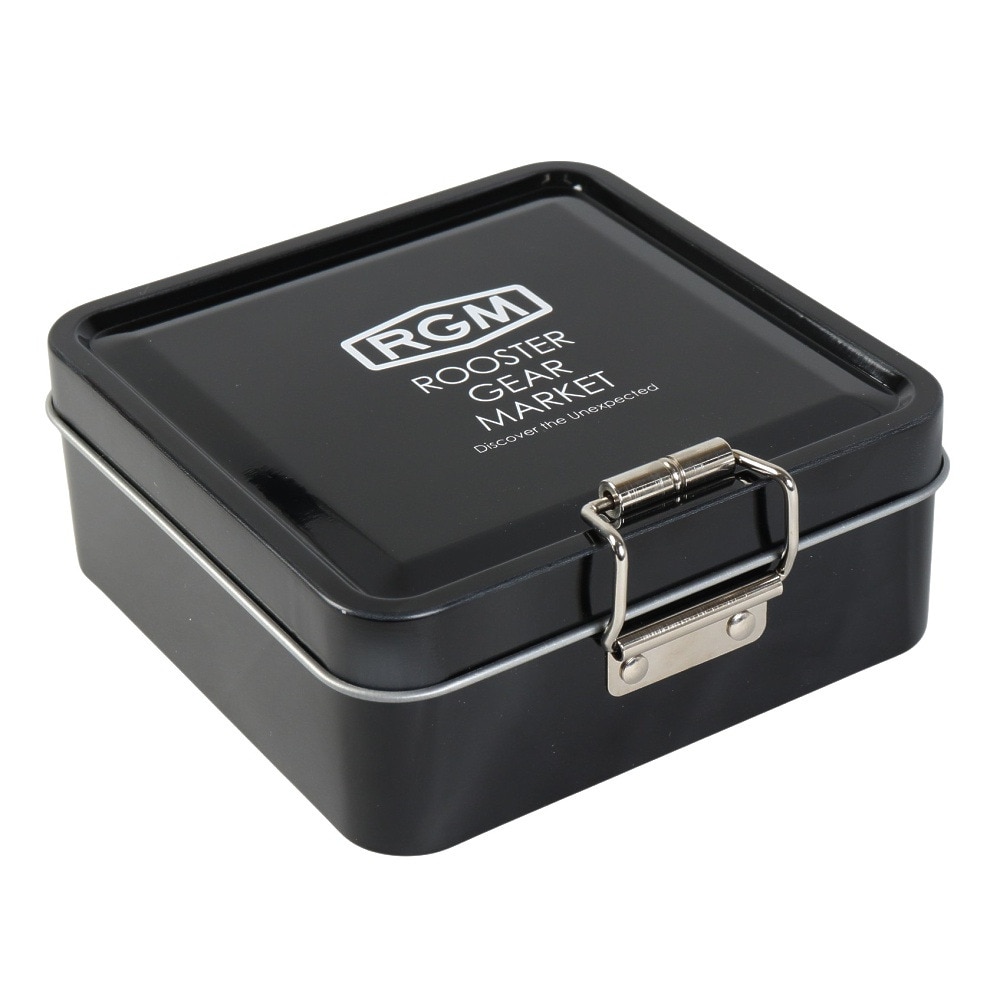 ルースター ギア マーケット（ROOSTER GEAR MARKET） TINケース スクエア 160075008010 ジャッカル 釣り 餌入れ 小物ケース