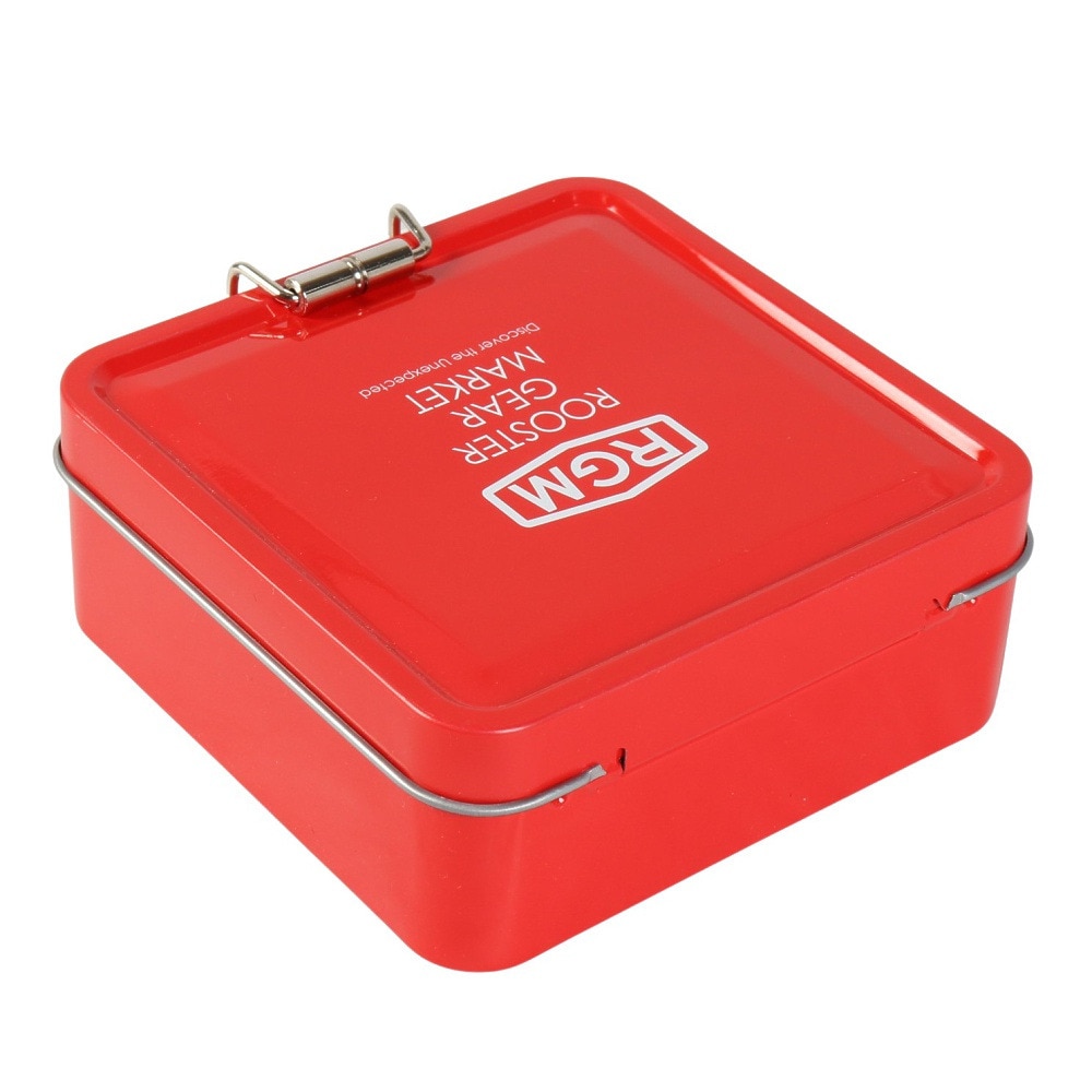 ルースター ギア マーケット（ROOSTER GEAR MARKET） TINケース スクエア 160075008040 ジャッカル 釣り 餌入れ 小物ケース