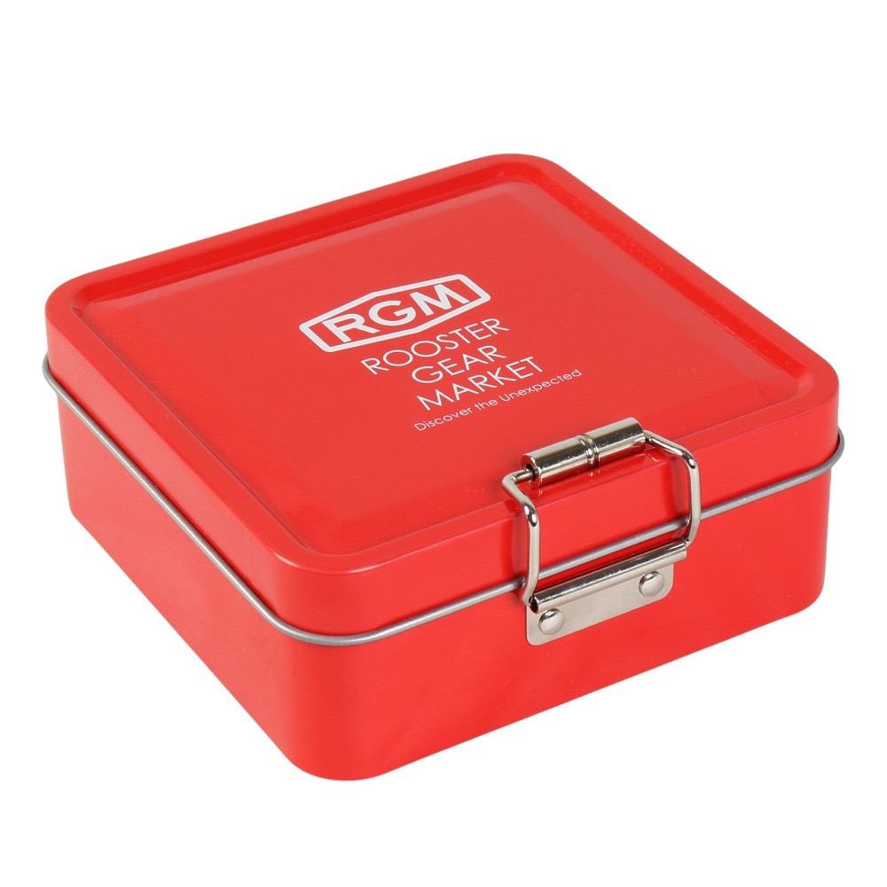 ルースター ギア マーケット（ROOSTER GEAR MARKET） TINケース スクエア 160075008040 ジャッカル 釣り 餌入れ 小物ケース
