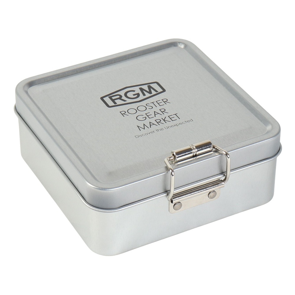 ルースター ギア マーケット（ROOSTER GEAR MARKET） TINケース スクエア 160075008060 ジャッカル 釣り 餌入れ 小物ケース