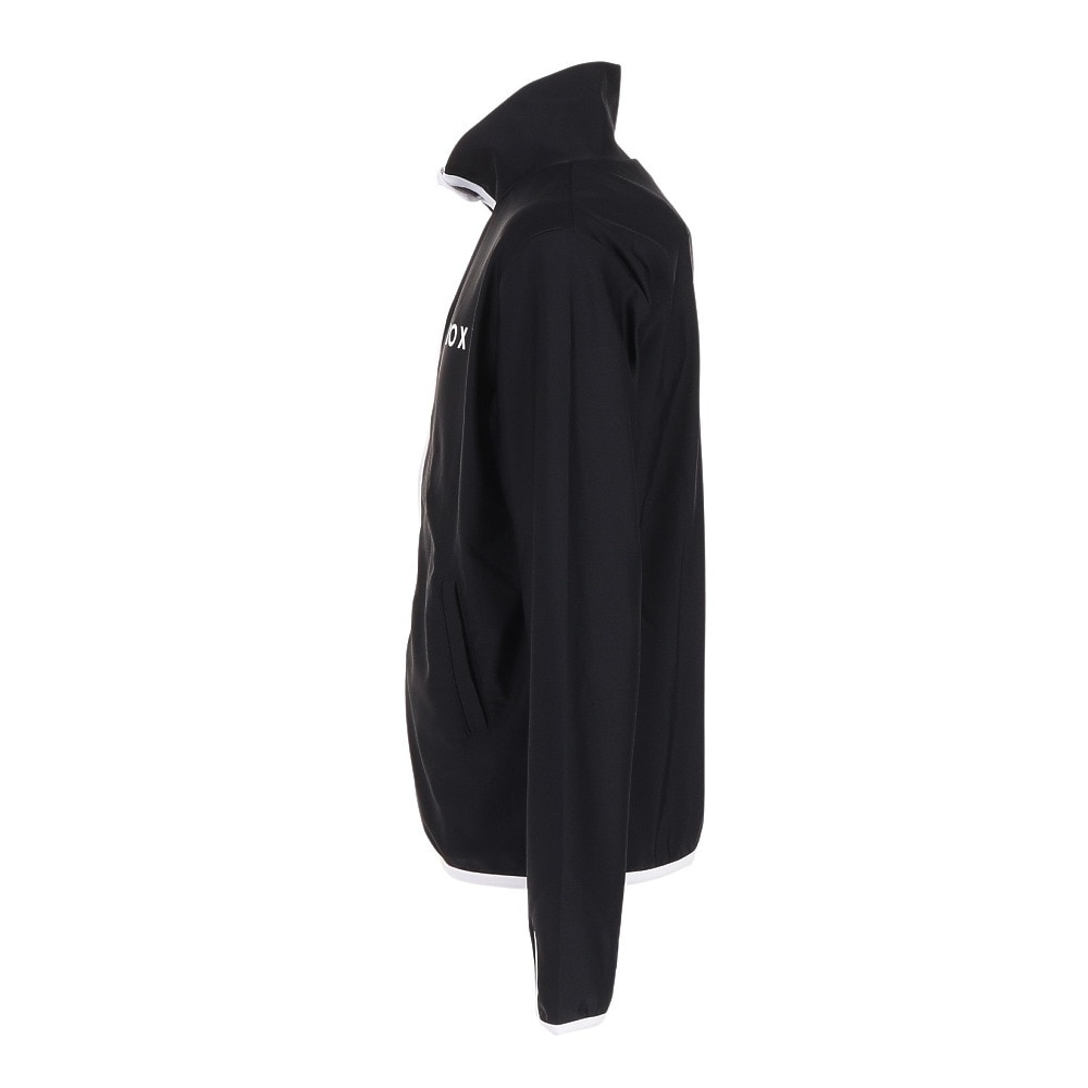 ロキシー（ROXY）（キッズ）ラッシュガード 長袖 フードなし UVカット 子供 ジュニア ミニラッシュジップスタンド 130~150cm 23SUTLY232632YBLK