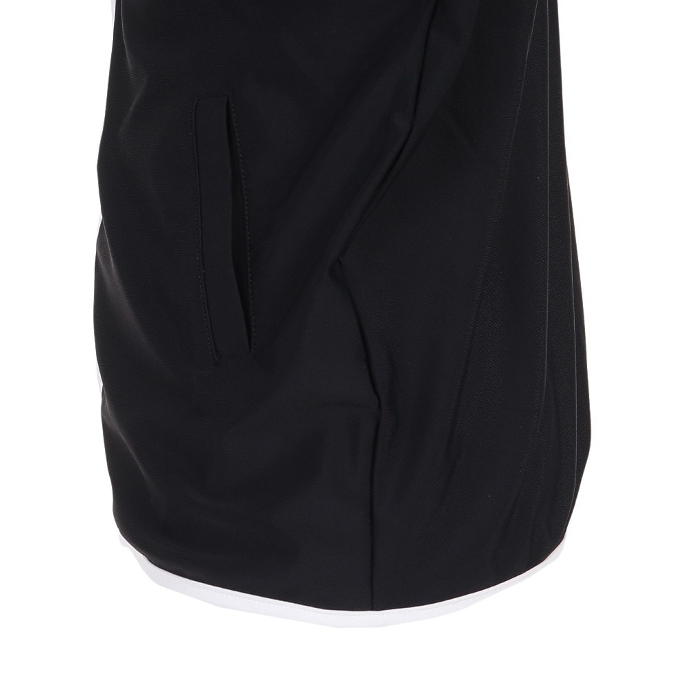 ロキシー（ROXY）（キッズ）ラッシュガード 長袖 フードなし UVカット 子供 ジュニア ミニラッシュジップスタンド 130~150cm 23SUTLY232632YBLK