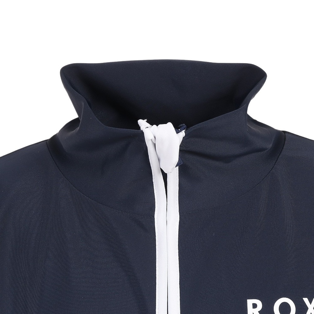 ロキシー（ROXY）（キッズ）ラッシュガード 長袖 フードなし UVカット 子供 ジュニア ミニラッシュジップスタンド 23SUTLY232632YNVY