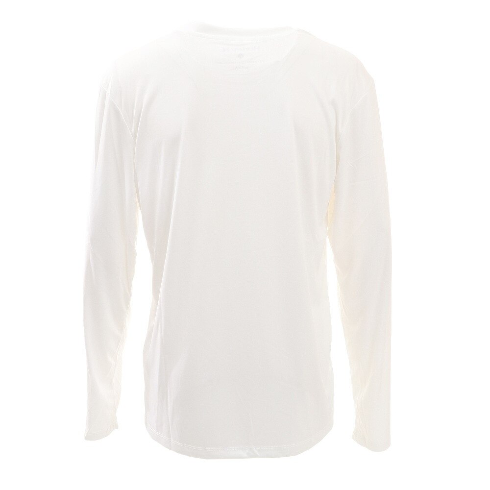 ハーレー（HURLEY）（メンズ）ラッシュガード 長袖 ロングスリーブ ONE AND ONLY RG2100006-WHT ホワイト UVカット 水陸両用 紫外線対策 UPF50+