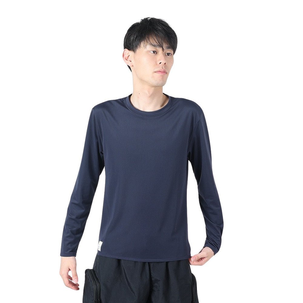 フットマーク（FOOTMARK）（メンズ）ラッシュガード 長袖 プルオーバーTシャツ アクアホール 0241880-19.