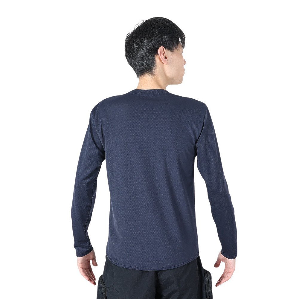 フットマーク（FOOTMARK）（メンズ）ラッシュガード 長袖 プルオーバーTシャツ アクアホール 0241880-19.