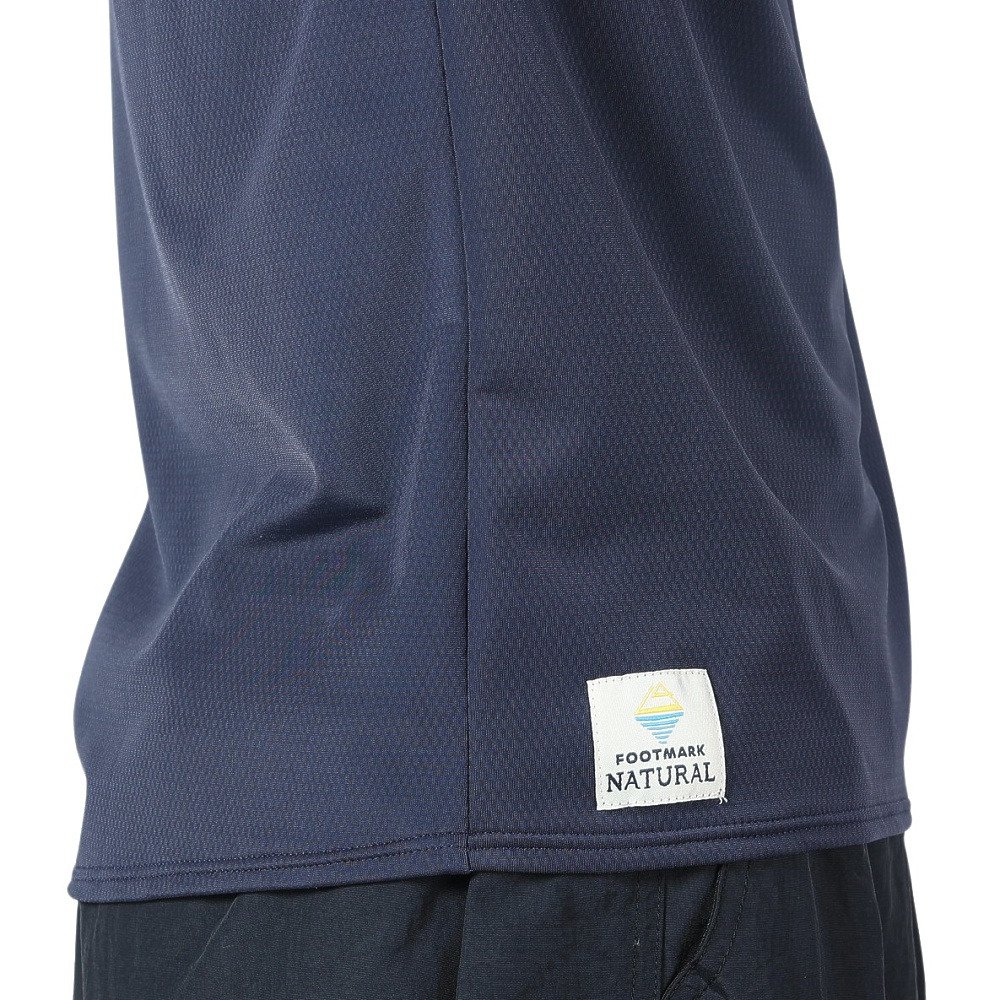 フットマーク（FOOTMARK）（メンズ）ラッシュガード 長袖 プルオーバーTシャツ アクアホール 0241880-19.