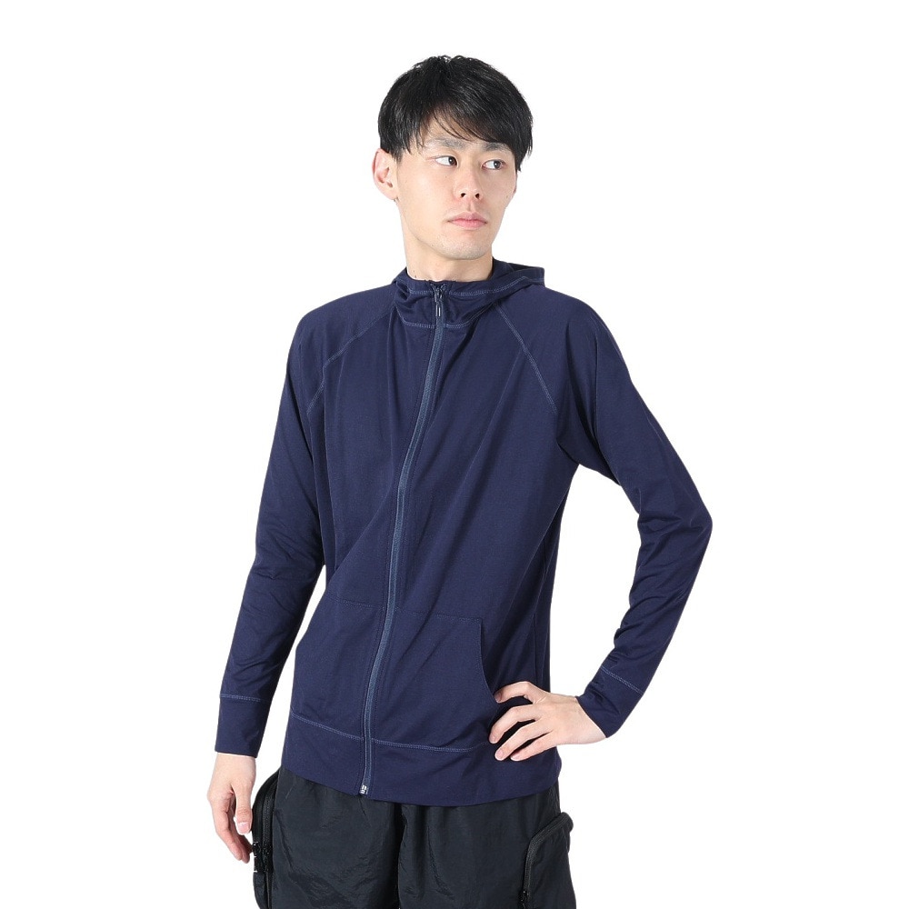 フットマーク（FOOTMARK）（メンズ）ラッシュガード 長袖 パーカー フルジップ UVカット 防虫&吸水速乾 3100103-19
