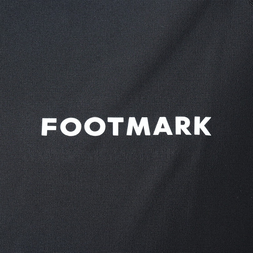 フットマーク（FOOTMARK）（メンズ）ラッシュガード 長袖 UVカット UPF50+ 紫外線対策 ハイネック 0242302BLK