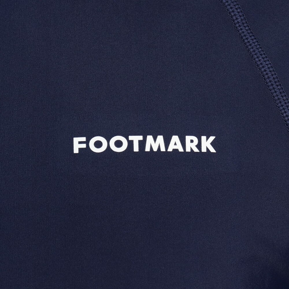 フットマーク（FOOTMARK）（メンズ）ラッシュガード 長袖 UVカット UPF50+ 紫外線対策 ハイネック 0242302NVY