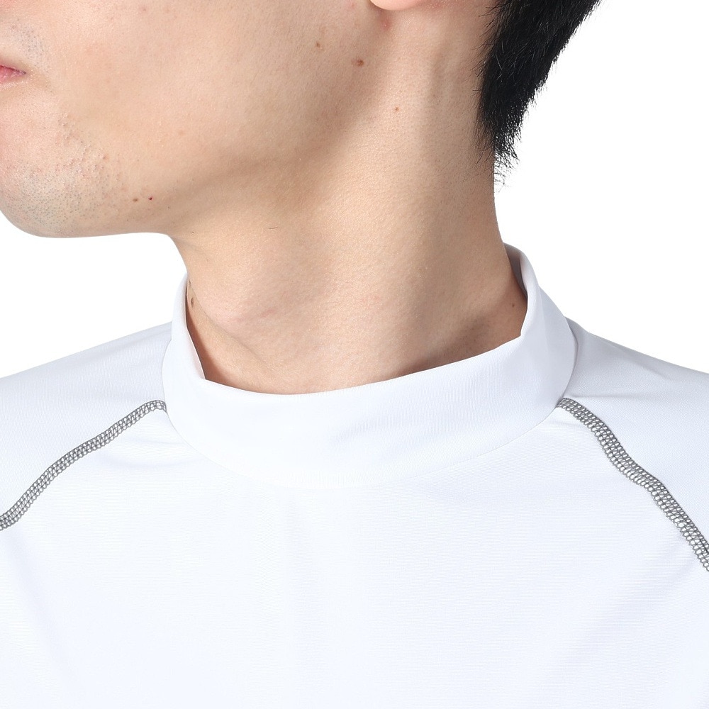 フットマーク（FOOTMARK）（メンズ）ラッシュガード 長袖 UVカット UPF50+ 紫外線対策 ハイネック 0242302WHT