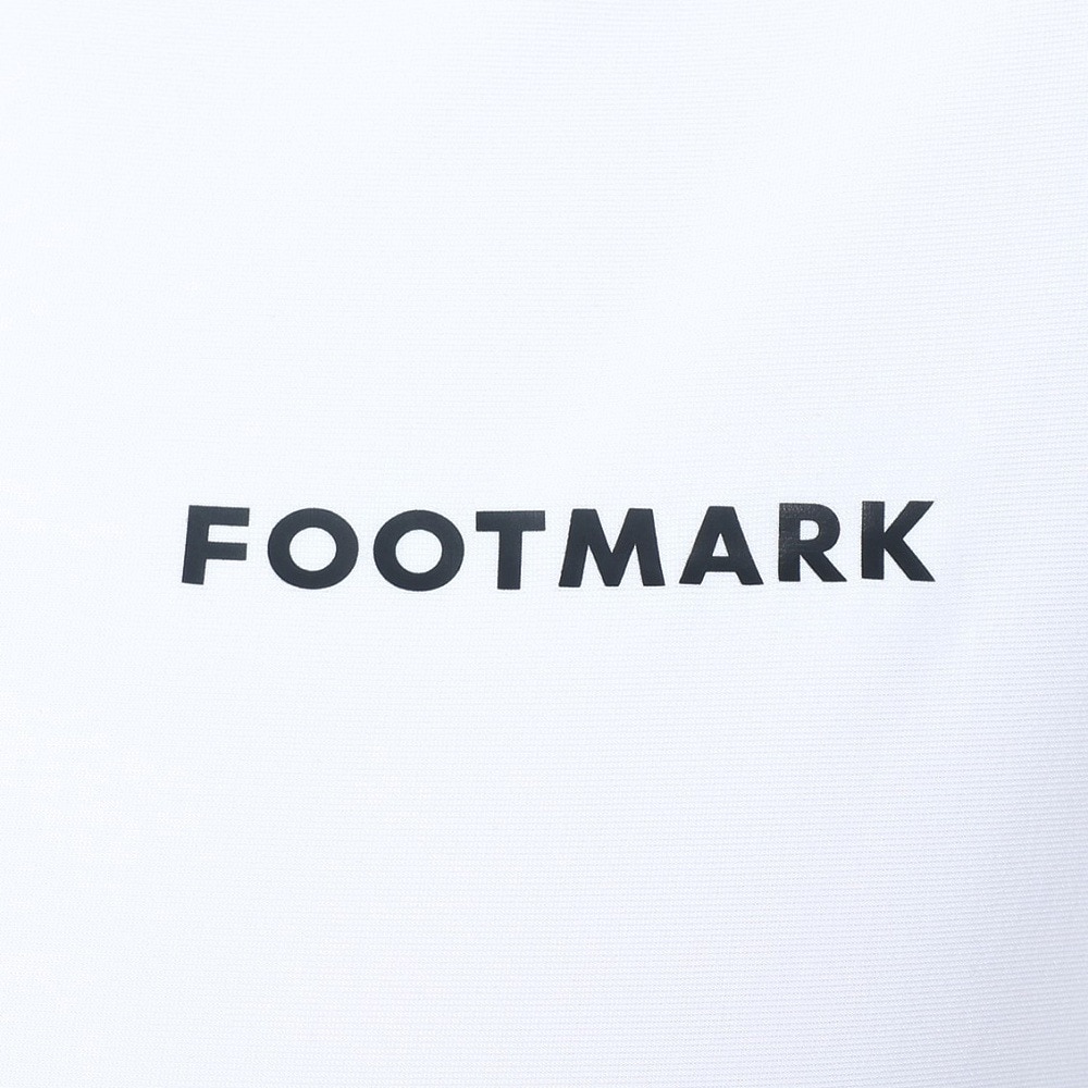 フットマーク（FOOTMARK）（メンズ）ラッシュガード 長袖 UVカット UPF50+ 紫外線対策 ハイネック 0242302WHT