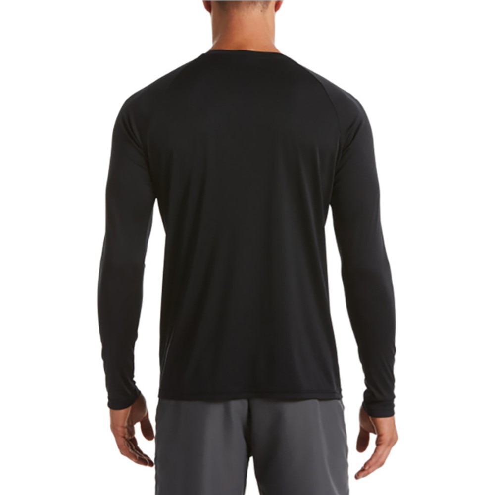 ナイキ（NIKE）（メンズ）ラッシュガード 長袖 UVカット UPF40+ 紫外線対策 エッセンシャル ロングスリーブ ハイドロガード NESSA587-001