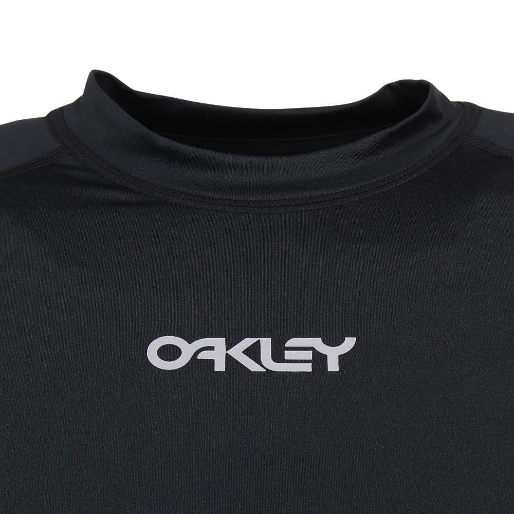 オークリー（OAKLEY）（メンズ）ラッシュガード 長袖 プレッシャー 23.0 FOA405175-02E ブラック
