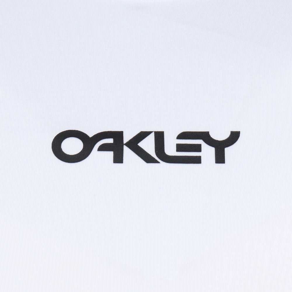 オークリー（OAKLEY）（メンズ）UPF50+ 吸汗速乾 4Way ラッシュガード 長袖 プレッシャー 23.0 FOA405175-100 ホワイト