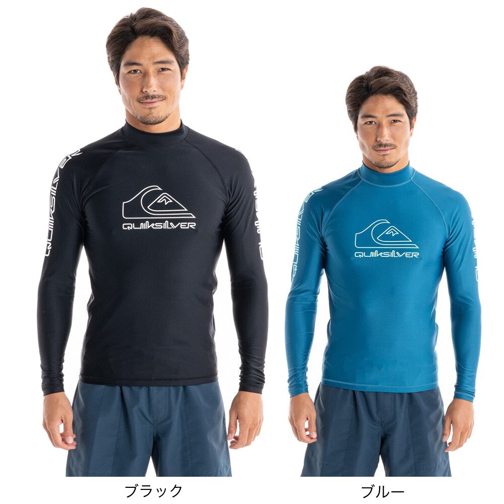 クイックシルバー（Quiksilver）（メンズ）ラッシュガード 長袖 UVカット UPF50+ 水陸両用 NEW TOURS LS 23SP QLY231023 BLU