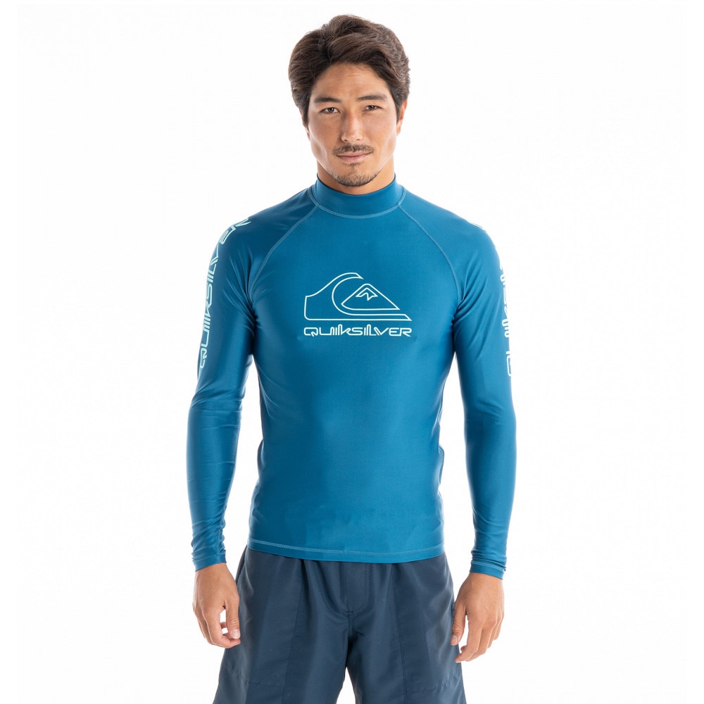 クイックシルバー（Quiksilver）（メンズ）ラッシュガード 長袖 UVカット UPF50+ 水陸両用 NEW TOURS LS 23SP QLY231023 BLU