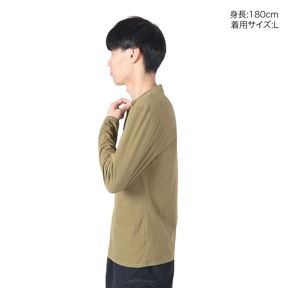フットマーク（FOOTMARK）（メンズ） ラッシュガード 長袖 プルオーバーTシャツ 速乾 防虫 FOOTMARK NATURAL 3100102-244