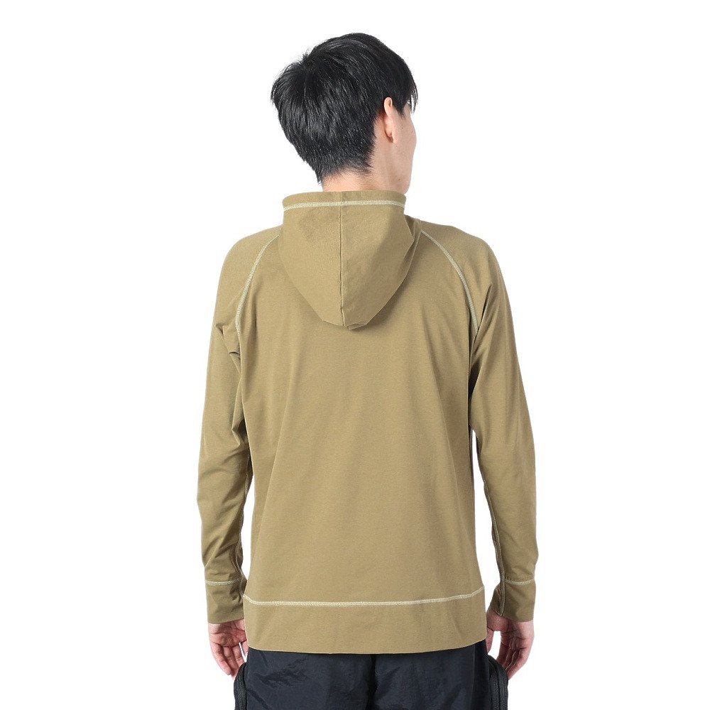 フットマーク（FOOTMARK）（メンズ）ラッシュガード 長袖 パーカー フルジップ UVカット 防虫&吸水速乾 NATURAL 3100103-244