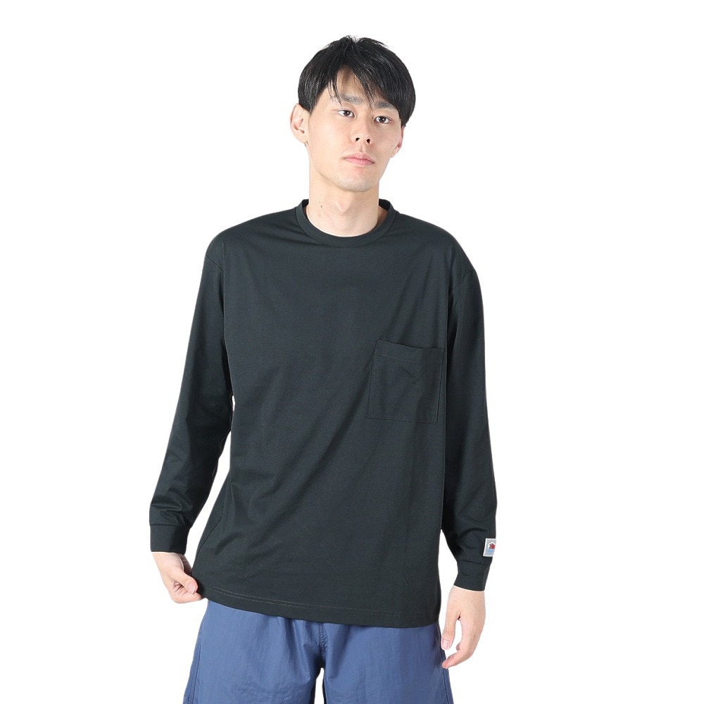 フットマーク（FOOTMARK）（メンズ）ラッシュガード 長袖 プルオーバーTシャツ 防虫&吸水速乾 3100222-09