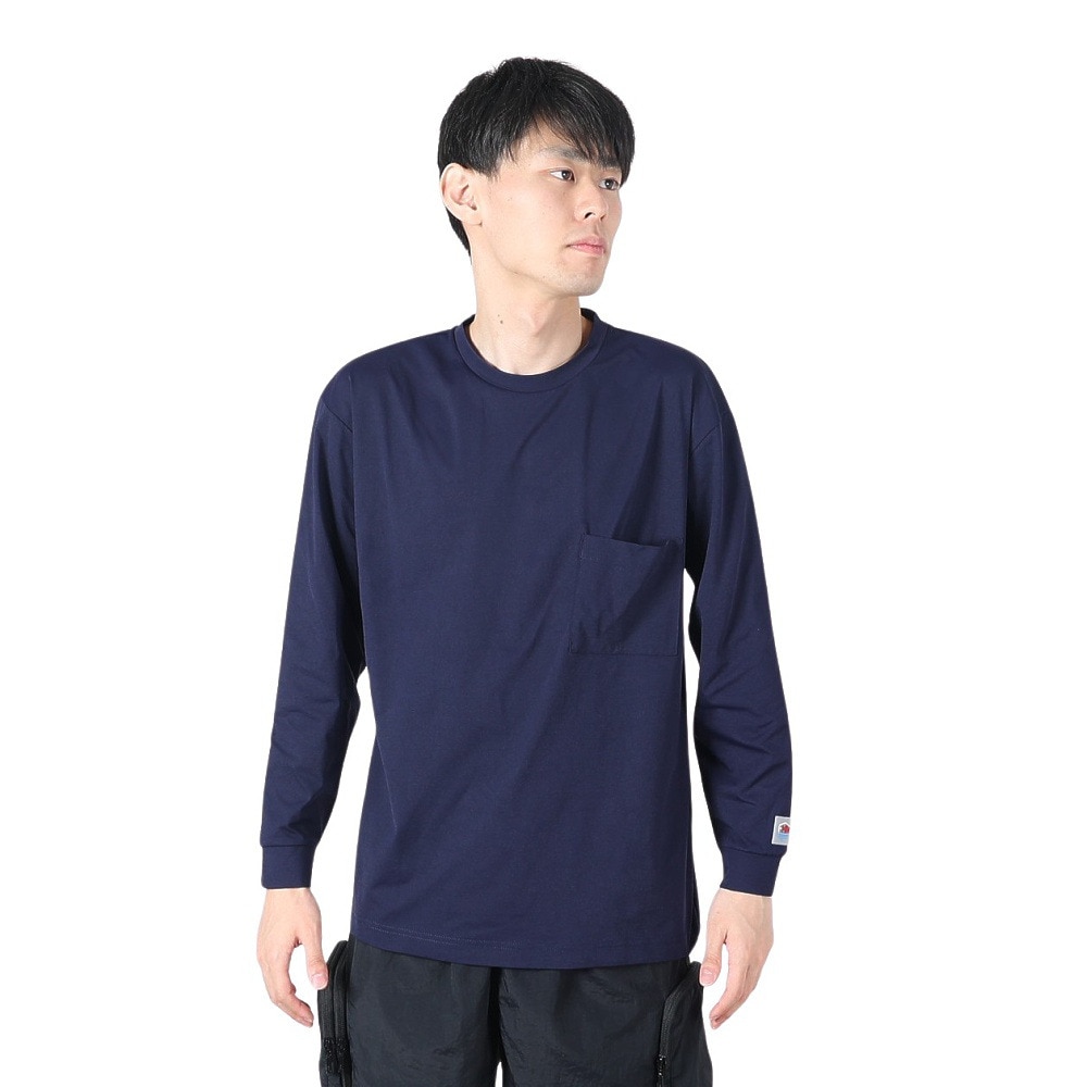 フットマーク（FOOTMARK）（メンズ）ラッシュガード 長袖 プルオーバー メンズ UVカット 水陸両用 吸水速乾 虫よけ 3100222-19