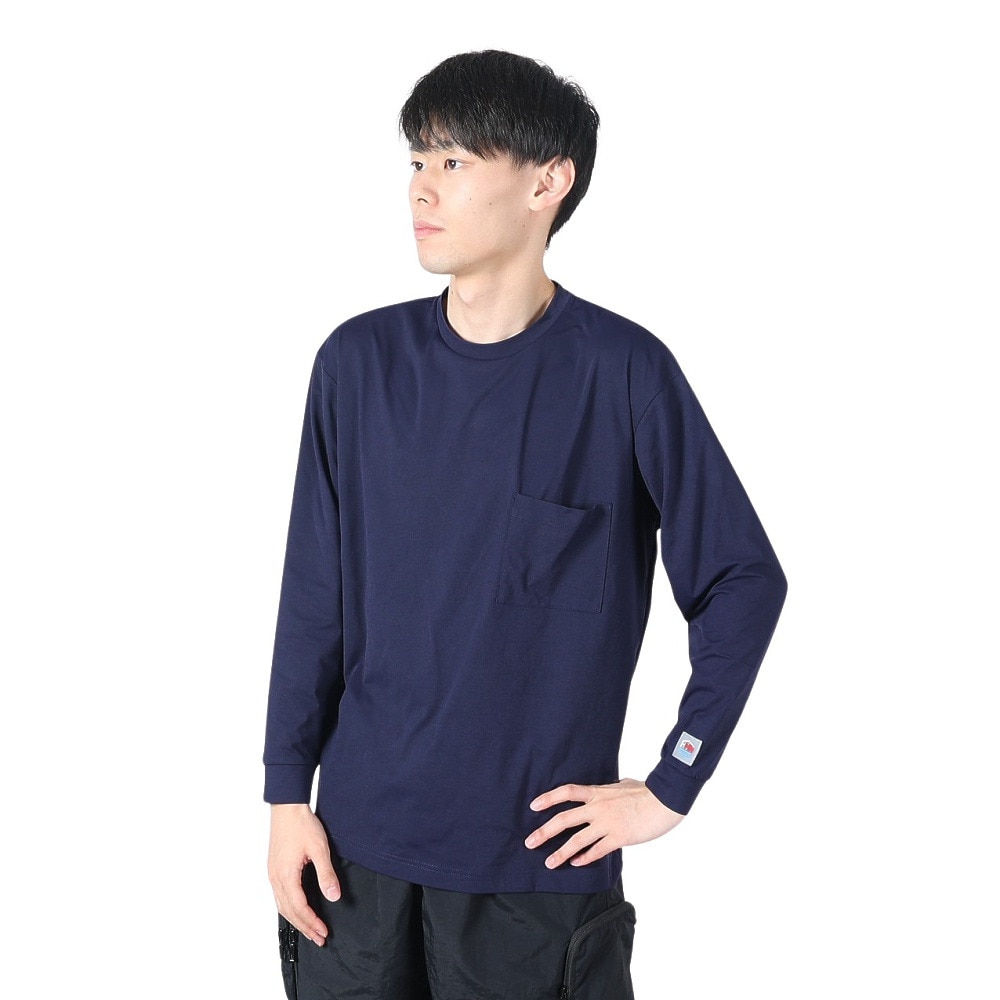 フットマーク（FOOTMARK）（メンズ）ラッシュガード 長袖 プルオーバー メンズ UVカット 水陸両用 吸水速乾 虫よけ 3100222-19