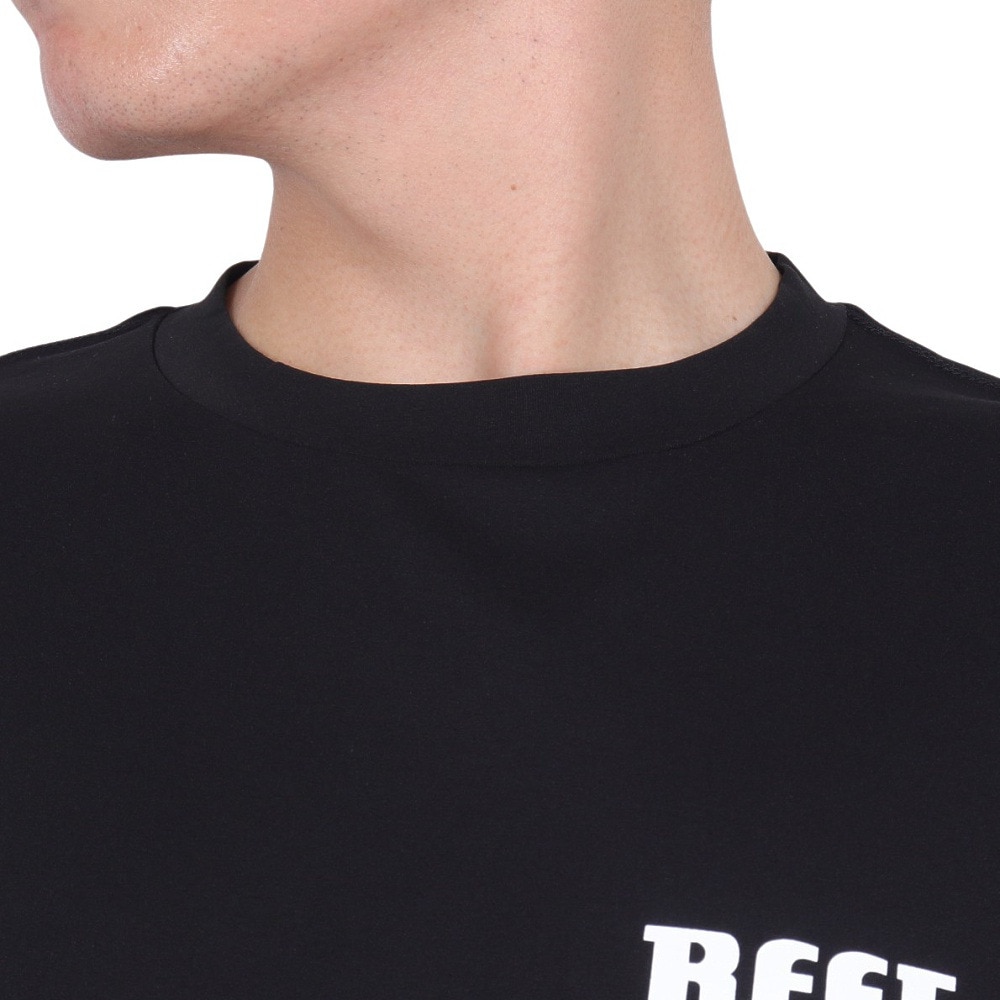 リーフ（REEF）（メンズ）ラッシュガード ロゴ ラッシュ ロングスリーブ Tシャツ RFTEM2320 BLK Mサイズ 長袖