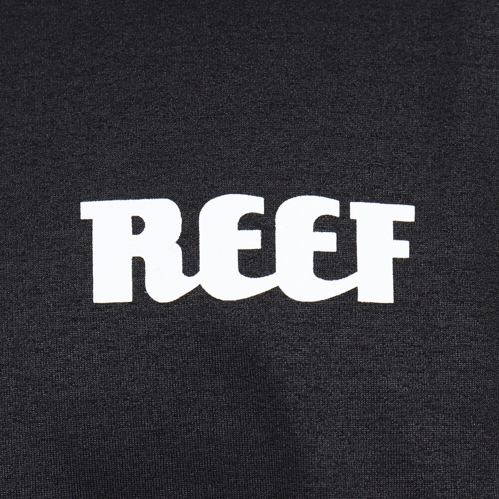 リーフ（REEF）（メンズ）ラッシュガード ロゴ ラッシュ ロングスリーブ Tシャツ RFTEM2320 BLK Mサイズ 長袖