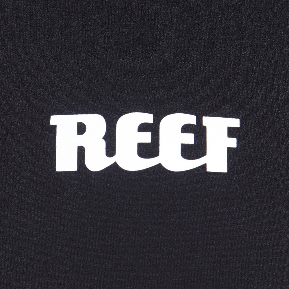 リーフ（REEF）（メンズ）ラッシュガード ロゴ ラッシュ ロングスリーブ Tシャツ RFTEM2320 BLK Mサイズ 長袖