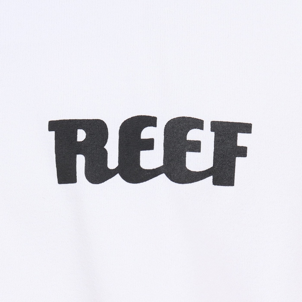 リーフ（REEF）（メンズ）ロゴ 長袖ラッシュガード RFTEM2320 WHT Lサイズ