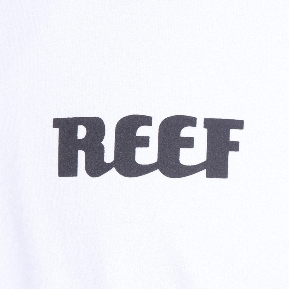 リーフ（REEF）（メンズ）ロゴ 長袖ラッシュガード RFTEM2320 WHT Lサイズ