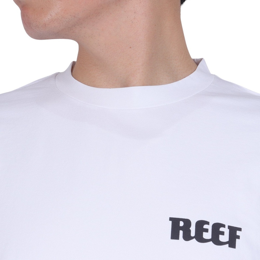 リーフ（REEF）（メンズ）ロゴ 長袖ラッシュガード RFTEM2320 WHT Mサイズ