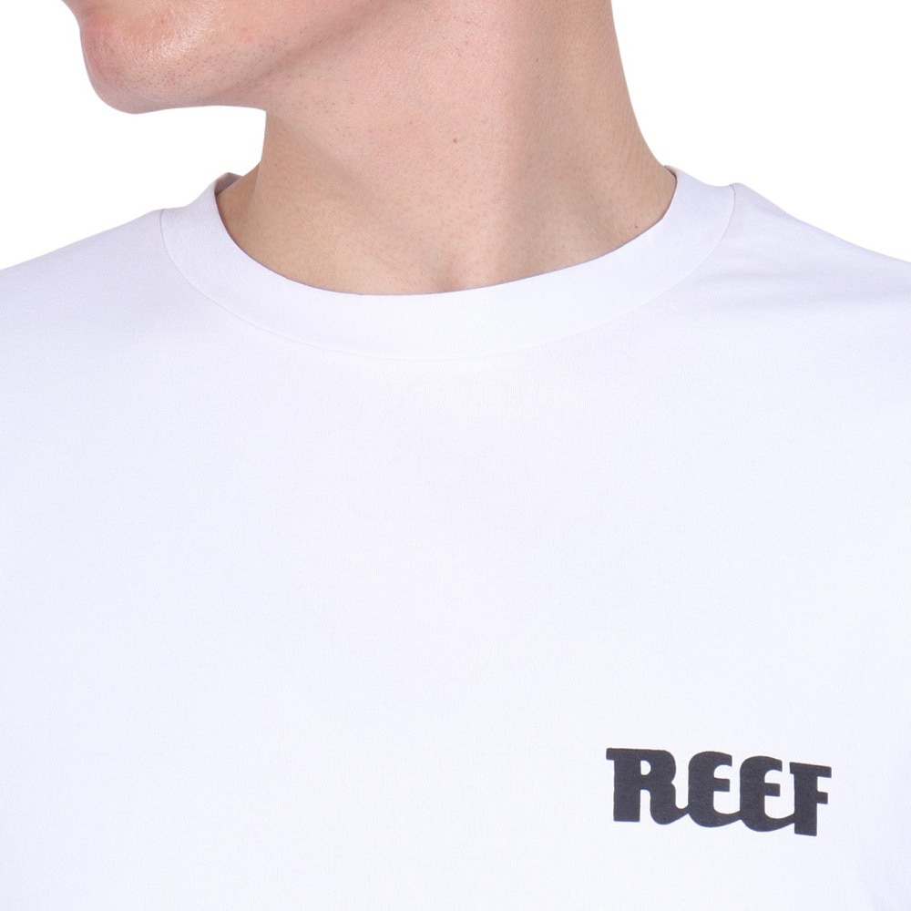 リーフ（REEF）（メンズ）ロゴ 長袖ラッシュガード RFTEM2320 WHT LLサイズ